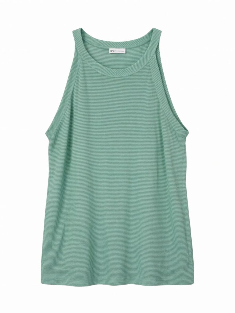 Women's Striped Tank Top XL Green
